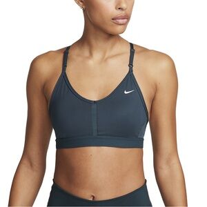 NWT NIKE Dri-Fit Indy Lightly Padded V-Neck Sports Bra